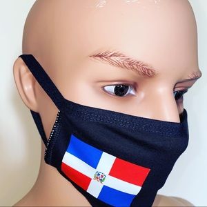 Dominican Republic Flag Fashion Face Mask